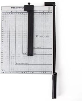 A4 Guillotine Paper Cutting Machine Office Hobby Handcrafted A4 Sleeve Guillotine with Metal Sleeve Table