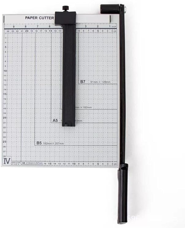 A4 Guillotine Paper Cutting Machine Office Hobby Handcrafted A4 Sleeve Guillotine with Metal Sleeve Table