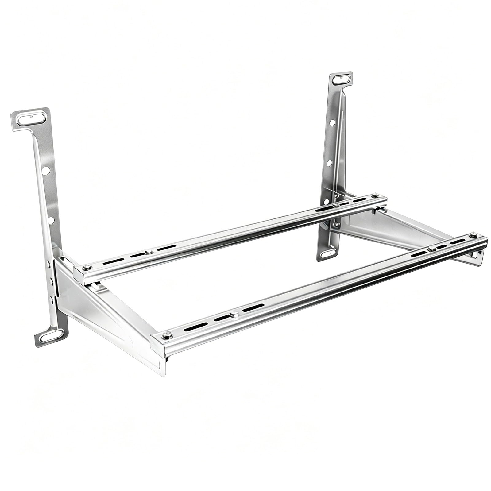 Soportes de Pared para Aire Acondicionado, Acero Inoxidable 304 Reforzado, Soporta hasta 300 Kg, Soporte Aire Acondicionado Exterior, para 8000 a 24000 BTU y Bombas de Calor(740x460x483mm)