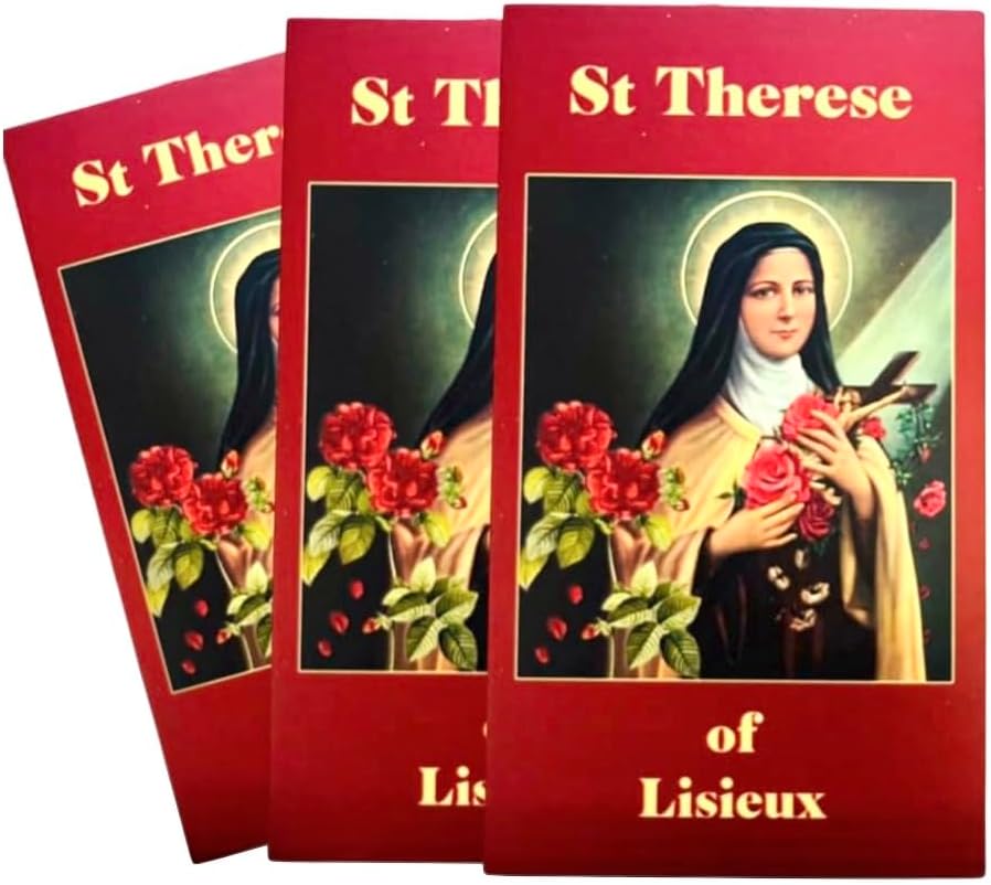 Westmon Works St Therese of Lisieux Holy Card Set with Saint Prayer Made in the USA, Pack of 10 - Image 3