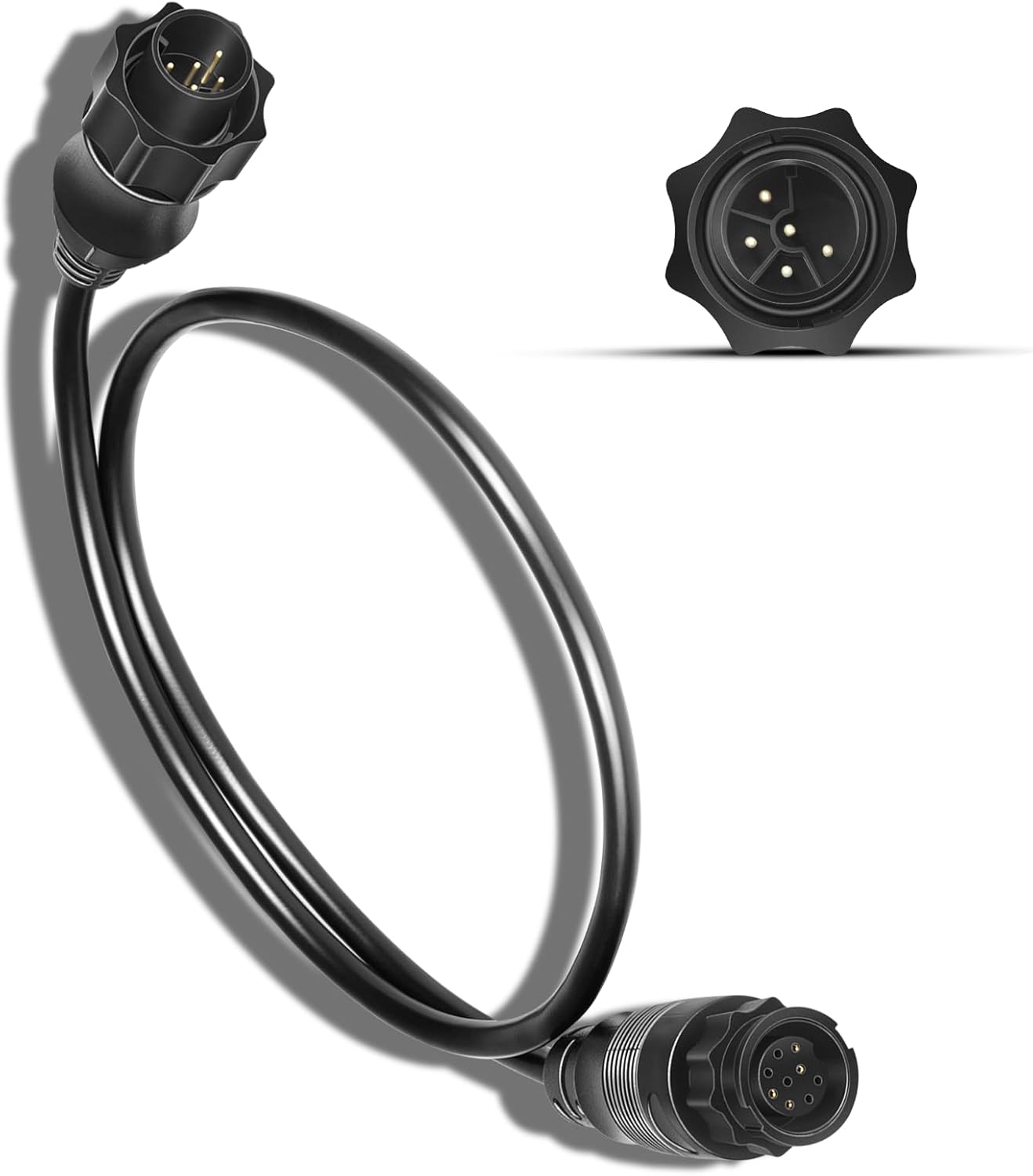 000-13977-001 9-Pin to 7-Pin Transducer Adapter Cable for Chirp and XSONIC Transducers, for HDS Gen3, Elite-Ti, NSS evo2, GO XSE, and SonarHub Systems