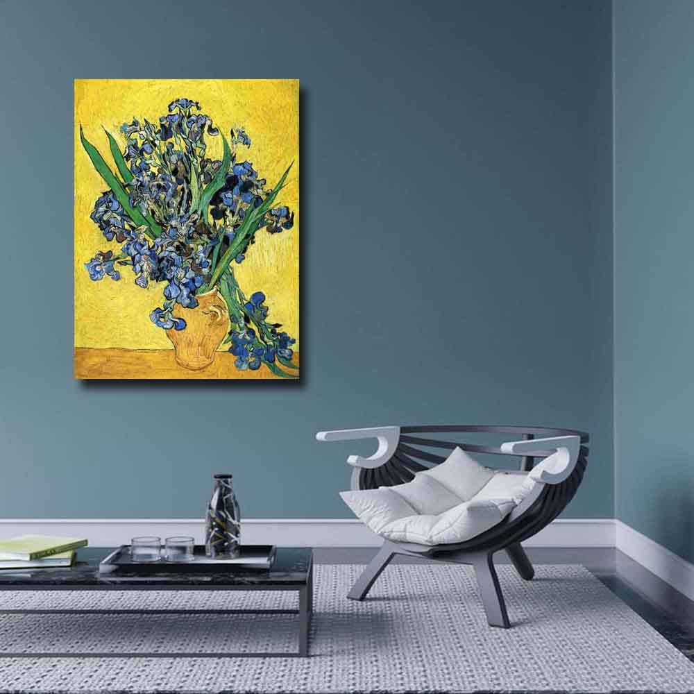 ゴッホ アイリス ウォールステッカー・壁紙シール・キャンバスアート