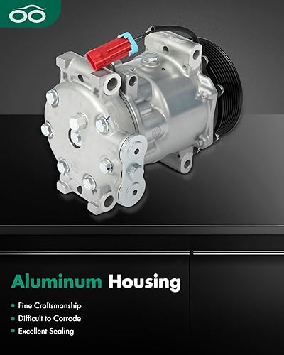 Miniatura 1700 de SCITOO CO 10739C - Compresor de CA compatible con Honda Element 2.4L 2003 2004 2005 2006 2007 2008 2009 2010 2011