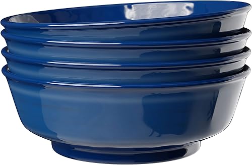 Fifth Avenue - Juego de 4 cuencos de melamina, resistentes a roturas y astillas, duraderos y aptos para niños, uso en interiores y exteriores, disponible en Yaxa Colombia