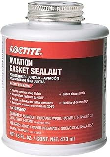 Loctite Aviation Gasket Sealant 16 oz Brushtop - Reliable Seal for Machined Surfaces, Hoses & Gaskets