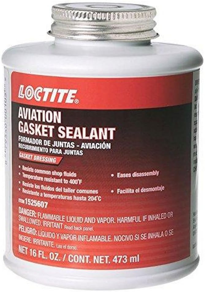 1525607 Aviation Gasket Sealant 16oz Brush Top Can, 1 Pack