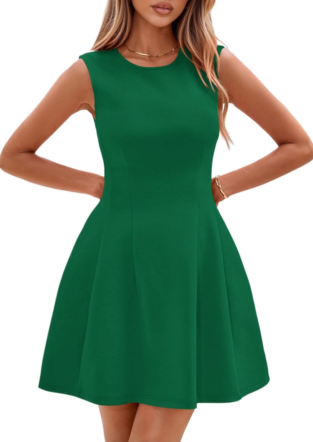 PRETTYGARDEN Summer Dresses for Women 2026 Elegant Classy Spring A Line Business Casual Work Graduation Cocktail Short Dress - Image 8