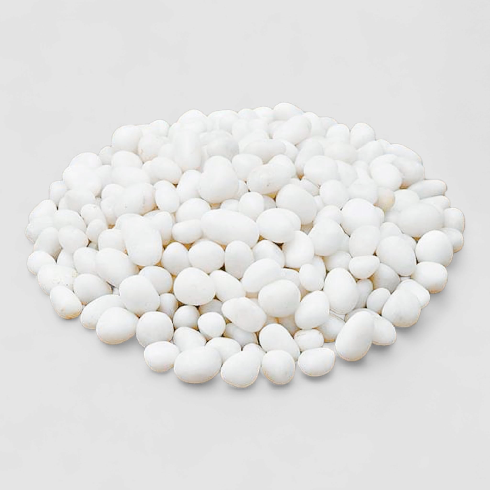 2KG Decorative White Polished Rodi Pebbles – Zen Garden Styling | Vase Filling | Eco-Friendly | Weather Resistant-picture-34