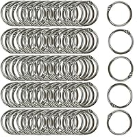 Algopix Similar Product 19 - Clipco Book Rings Small 1Inch Nickel