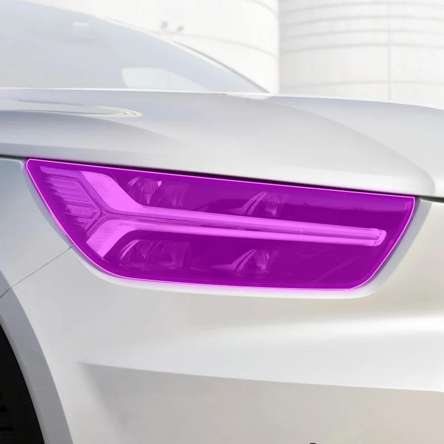 Samlng Blackened Car Front Light Film For Volvo Xc40 2020-2024 Car Exterior Film Tpu Ppf Headlamps Protective Film Anti Scratch Membrane Smoked Headlight Refit