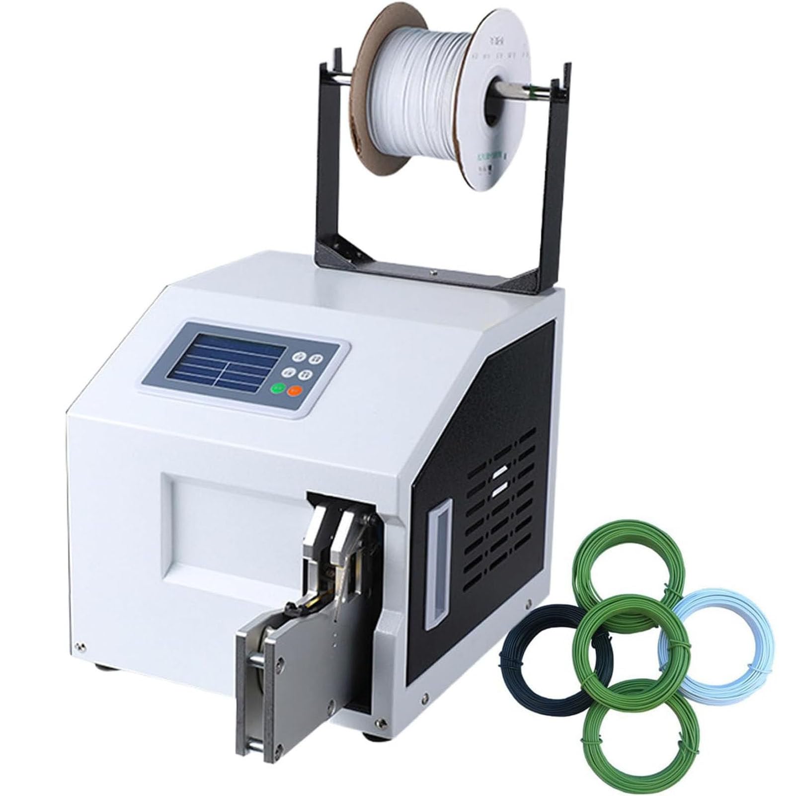 PioMue Automatic Twist Tie Machine, Wire Sealing Bundling Machine, Automatic Sealing Machine Bag Closure Bundling Equipment for Bread Toys Twist Machine A