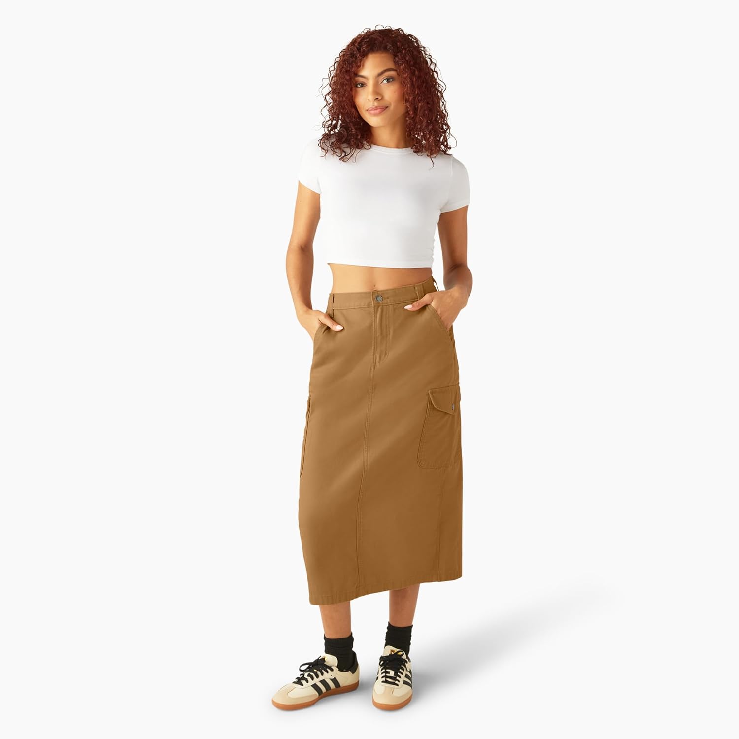 Dickies Women’s Duck Canvas Cargo Midi Skirt