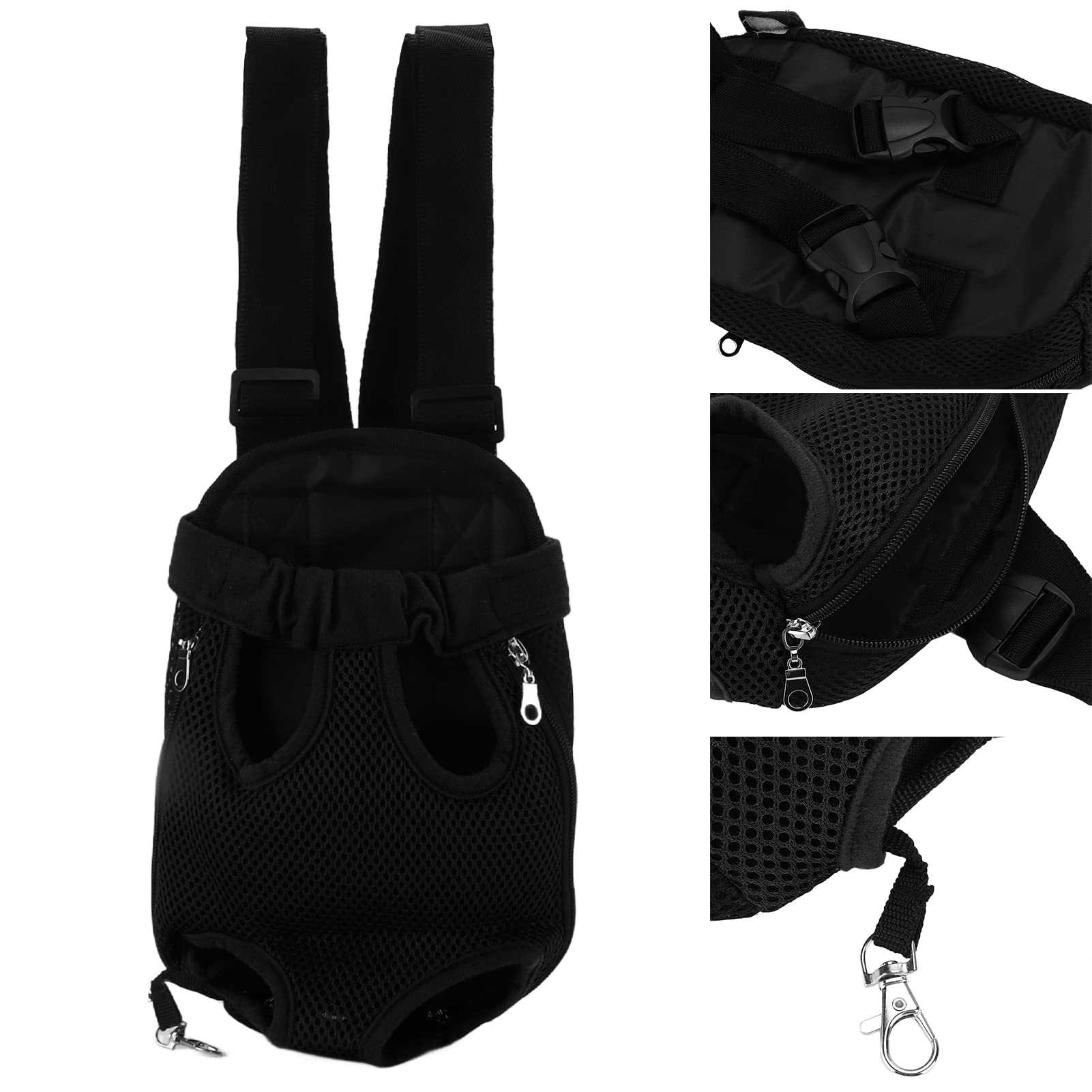 Expandable Dog Carrier Backpack for Small Dogs Foldable Pet Backpack with Breathable Mesh - Image 4