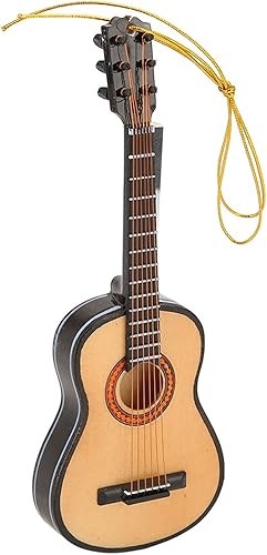 MINGZHE Modelo de guitarra clásica, decoración de regalo para profesores, compañeros de clase, graduación, cumpleaños, guitarra clásica, colgante de