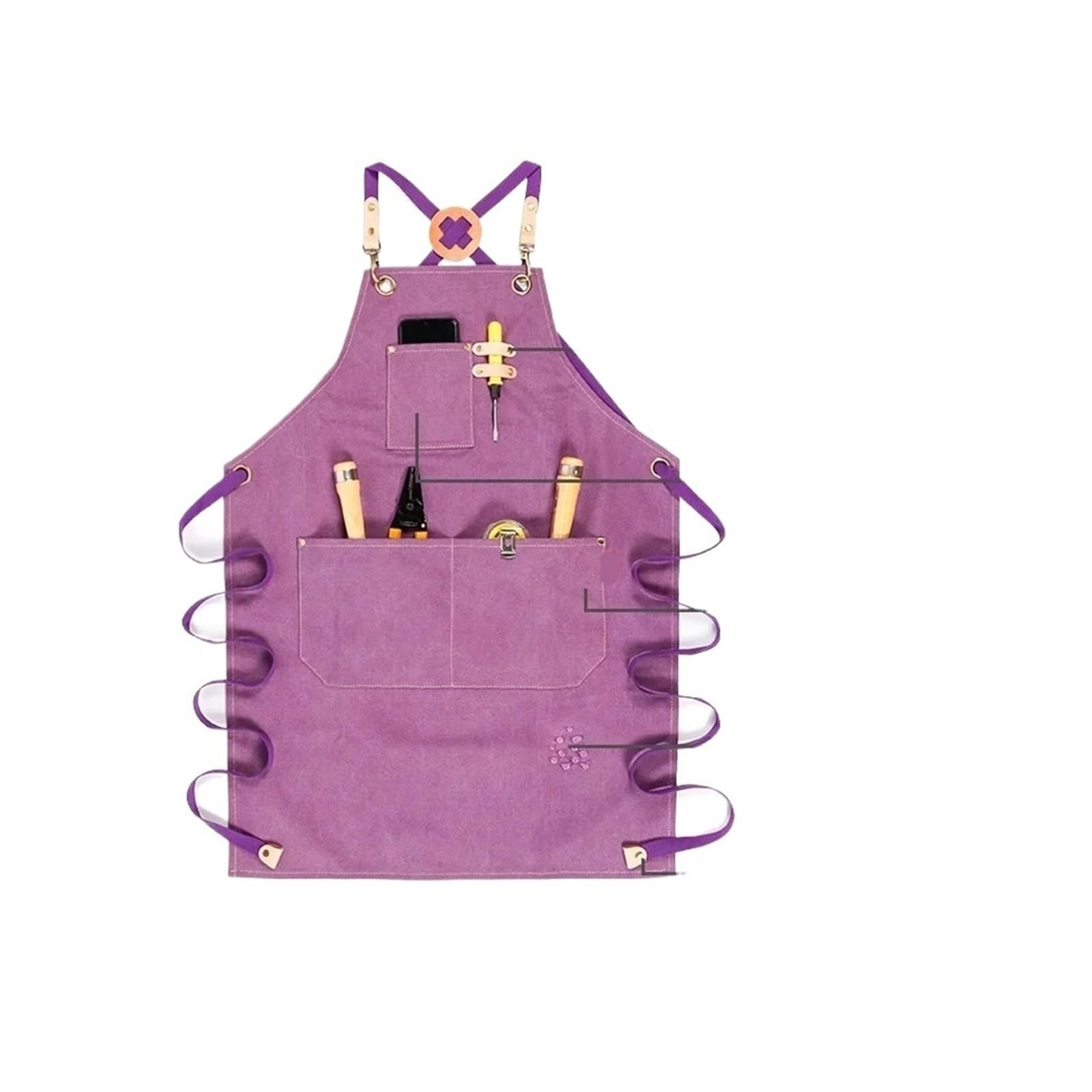 Grembiule da cucina regolabile: abbigliamento durevole for uso domestico o in officina