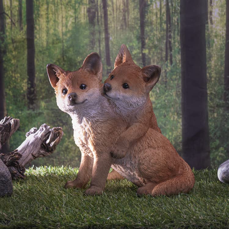 Amazon.co.jp: Pacific Giftware ベビーキツネの置物 高さ8.45