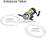 Vista 3 de Bomba de aceite de motor,Bomba extractora de aceite 12V 100W,Bomba de transferencia de fluido eléctrica autocebante