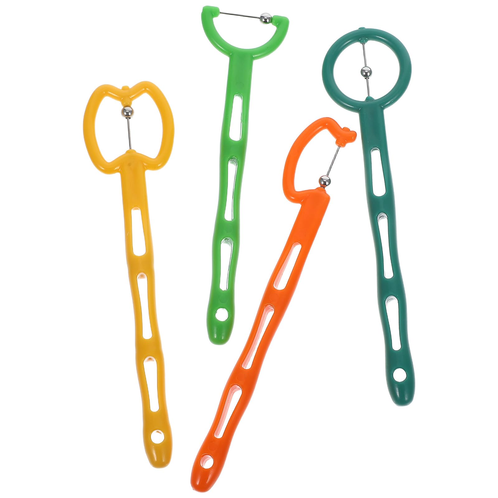 FRCOLOR 4pcs Tongue Exerciser Oral Muscle Trainer Tongue Training Tool for Speech Therapy and Adults Thrust Corrector for