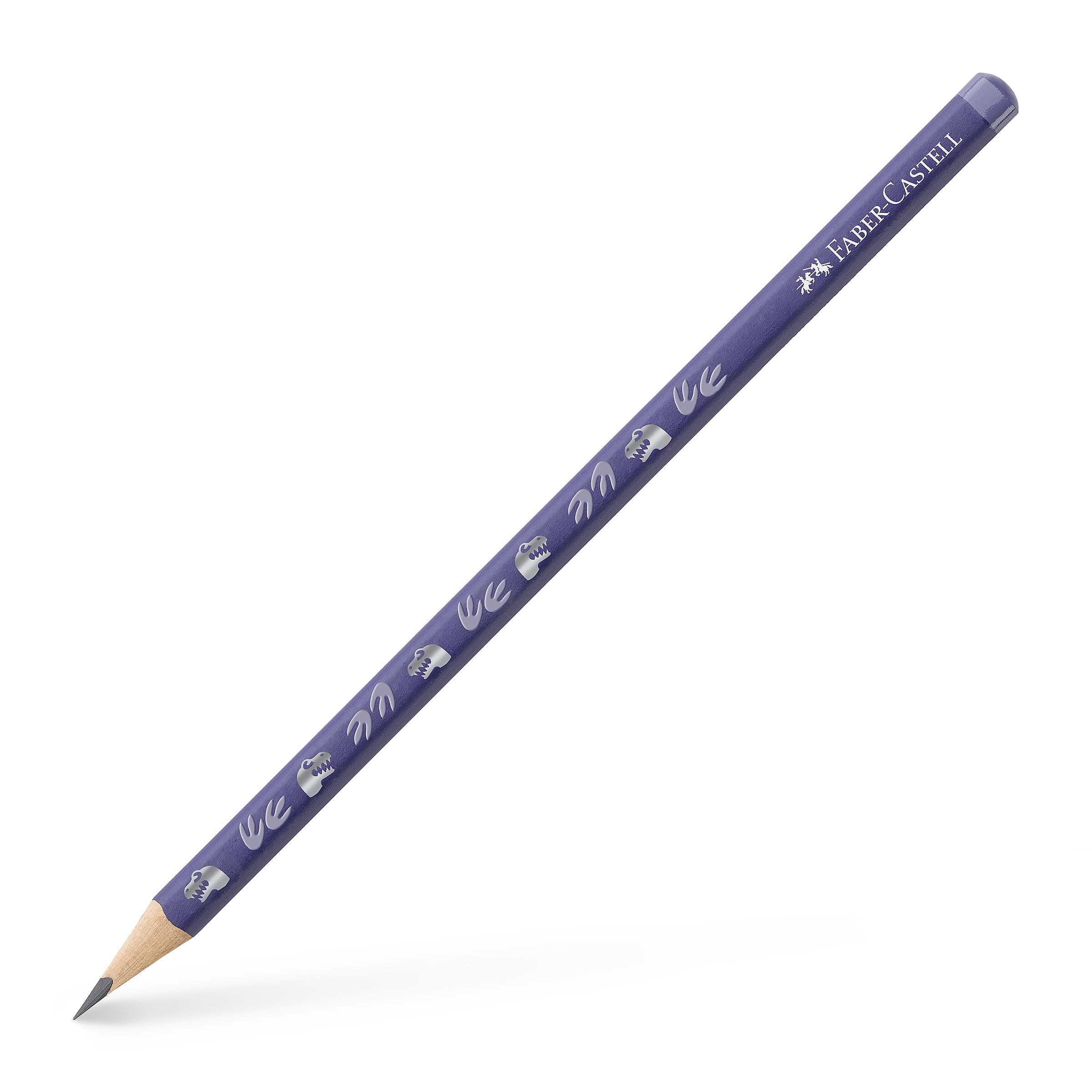 Faber-Castell 111511 - Dino Pencil, Writing Pencil, HB, Ergonomic Wooden Pen for Children