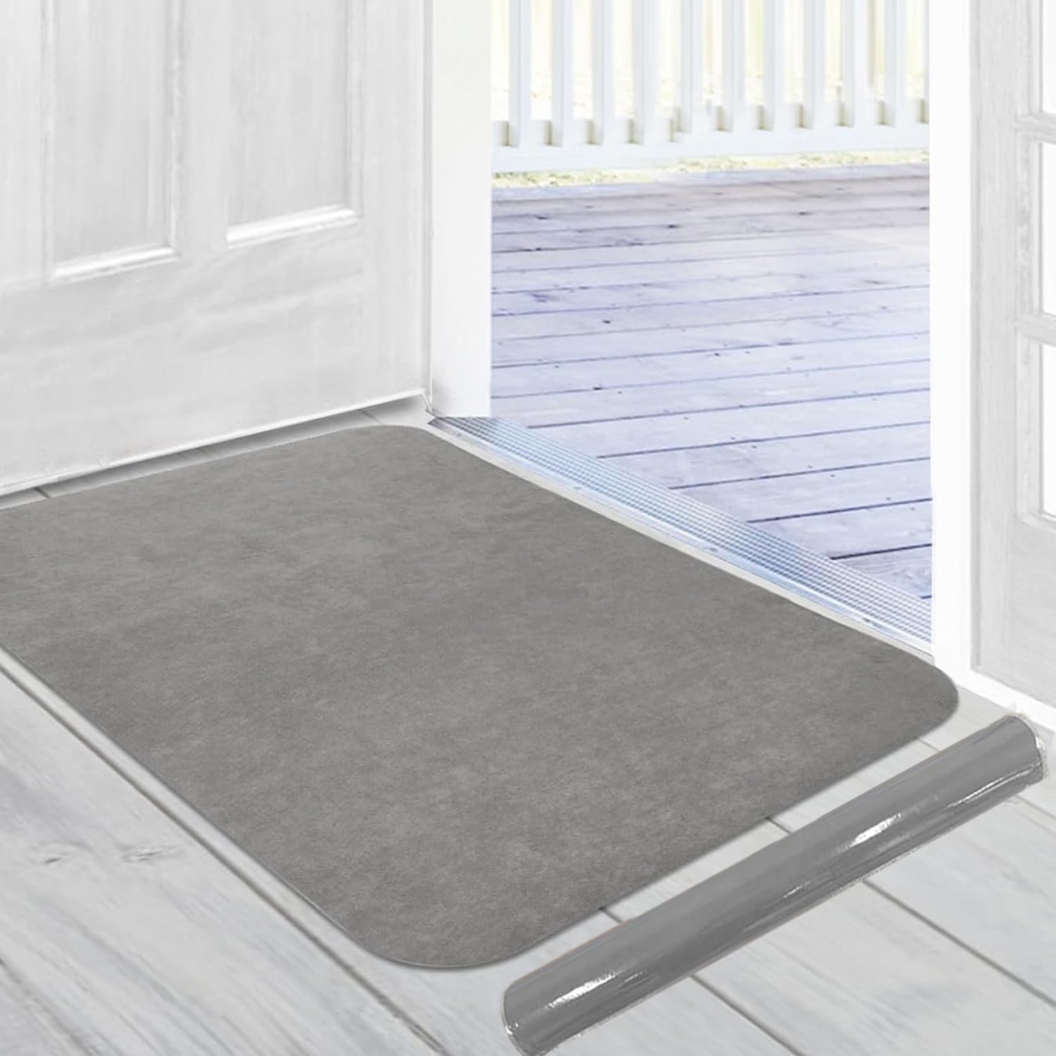 Jlyjlyfu Durable Indoor Door Mat, 2.6MM Super Thin Door Mat Indoor