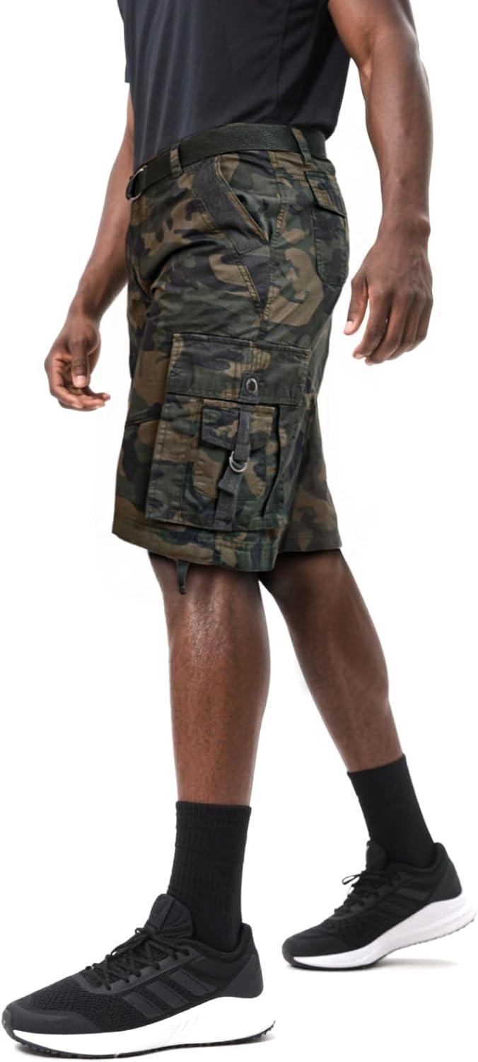 Golf Shorts for Men Sports and Outdoors Casual Cargo Shorts Hiking Pants Cotton Multi Pockets for Fishing Gear