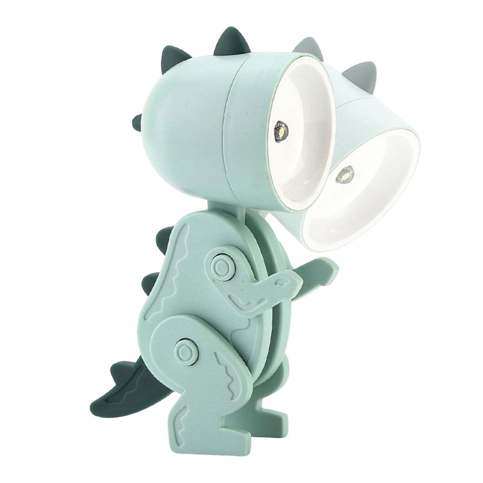 Rianpesn Lamp with Dinosaur – Lamp Dinosaur Toys for Children – Night Nursery Wireless Adjustable Angle with Phone Holder, Desk Lamp