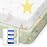 TotBasic Cloud-Like Soft Pack N Play Sheets - Compatible with Graco, 4moms, Dream On Me, Baby Trend and Other 27 X 39/24 X 38 Inch Playard Mattress Pad, Jersey Knit Cotton, 2 Pack (Planet & Moon)