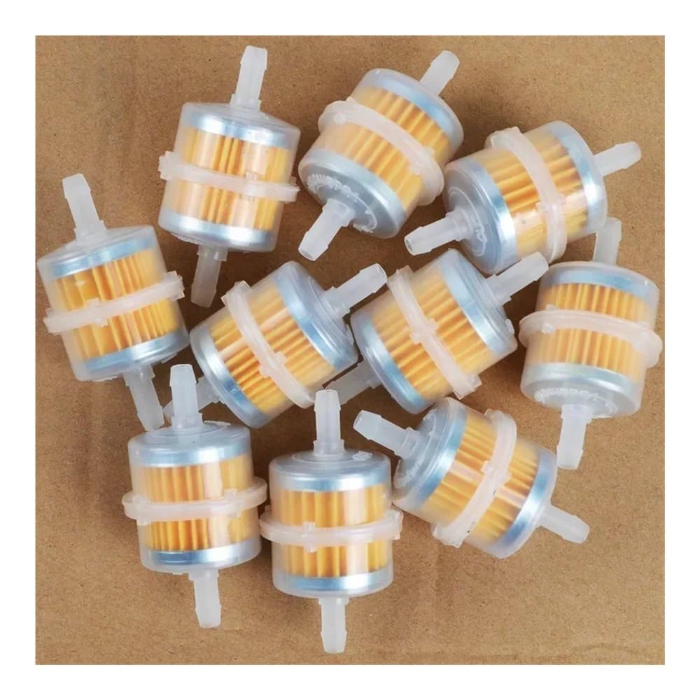 Filtri Dell'olio 100 Pezzi Filtro Olio Benzina Carburante Per Auto Pocket Bike Motociclo Ciclomotore Scooter Motocross Liquido Accessori
