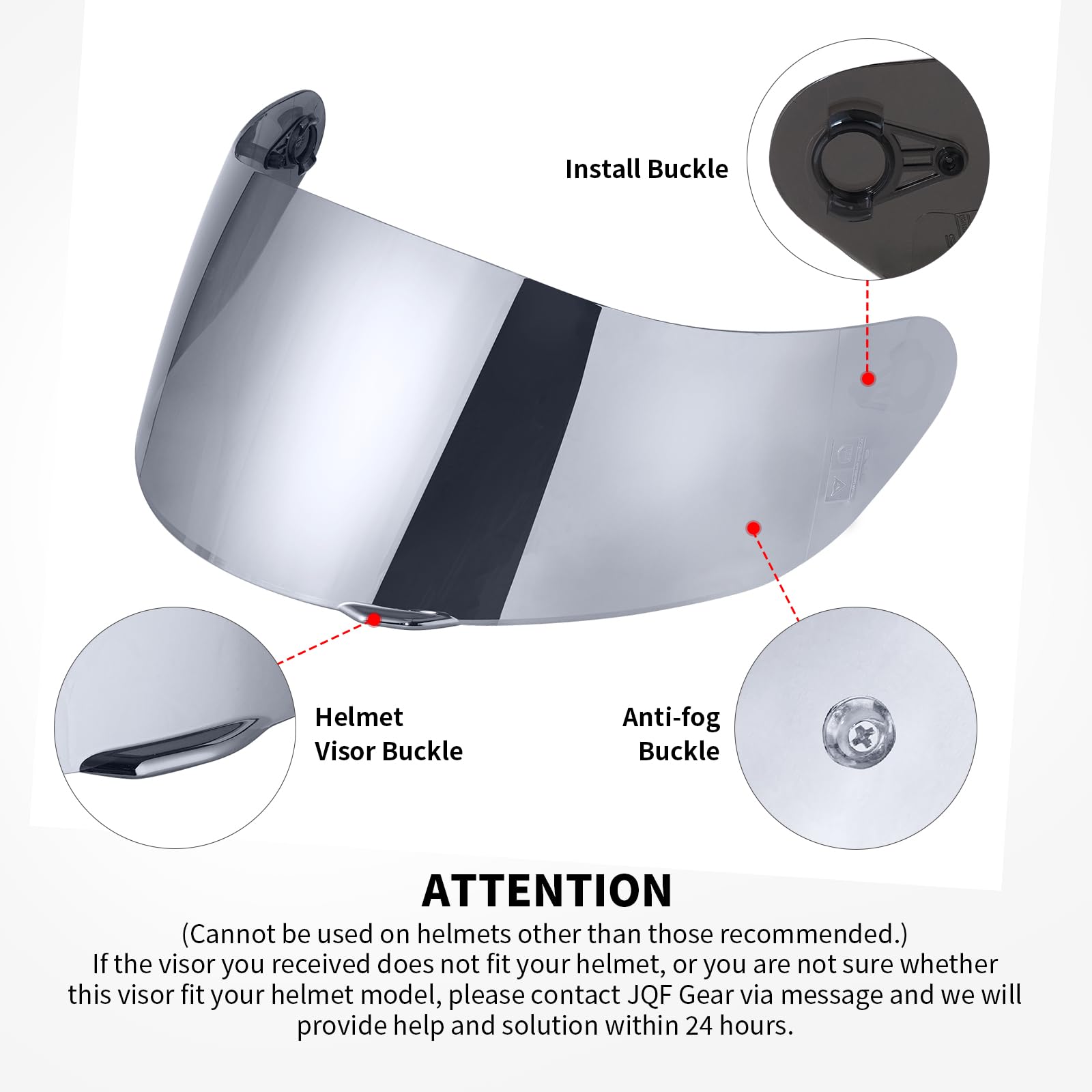 Visiera Per Casco Moto K1 K3SV K5 - Lente Sostitutiva In PC, Cromata Blu Antigraffio - Foto 8