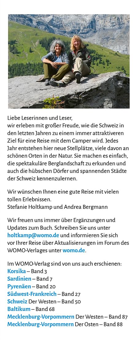 Entdeckertouren mit dem Wohnmobil Schweiz Der Osten (Womo-Reihe, Band 51)