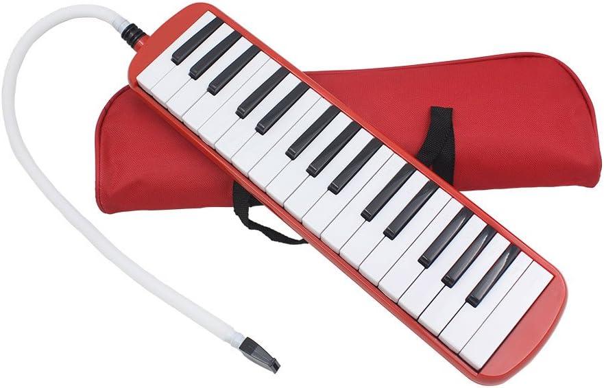 Portable 32 Key Melodica with Blowpipe & Blow Pipe Student Class