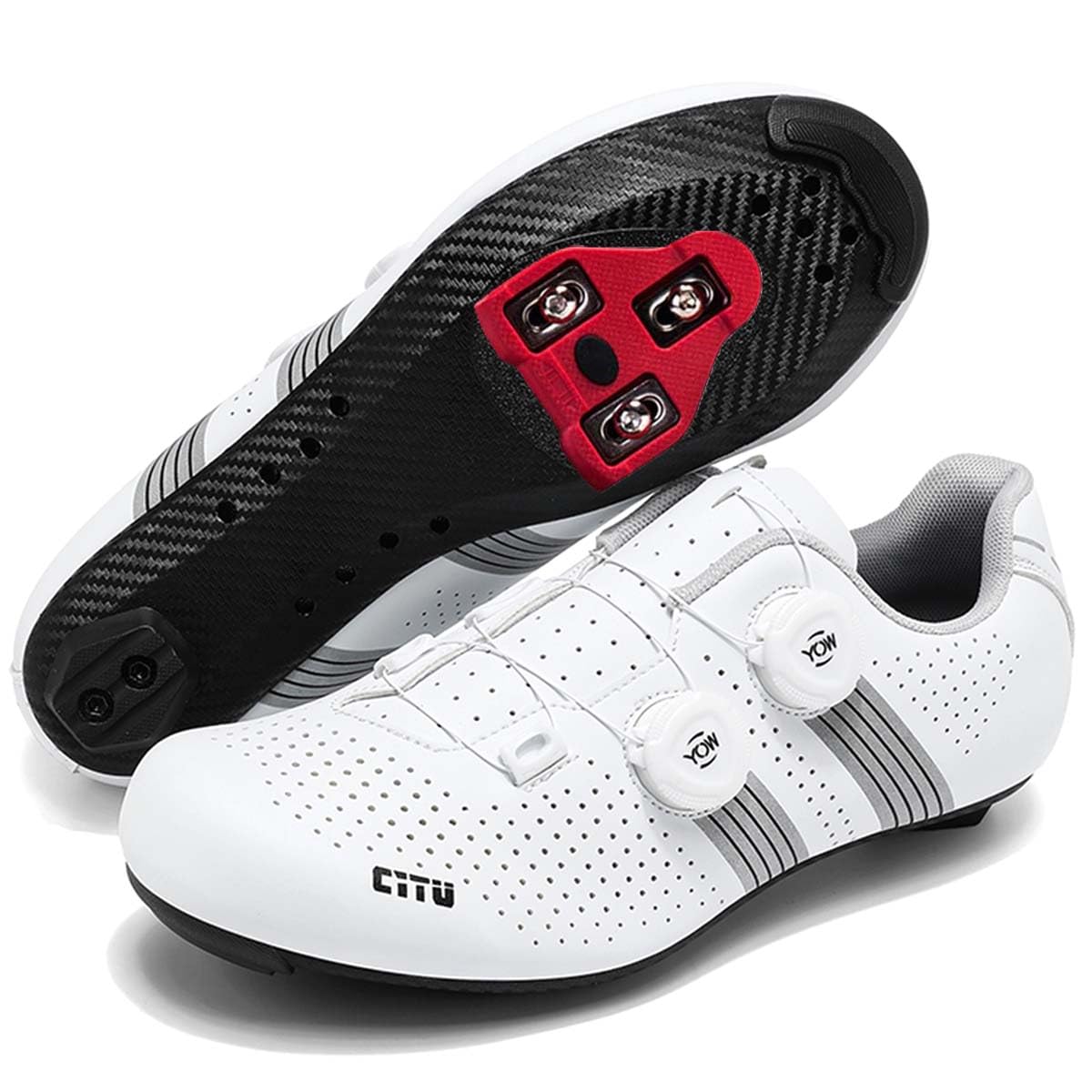 Zapatilla de Ciclismo Hombre Compatibles con Pedales Look Delta