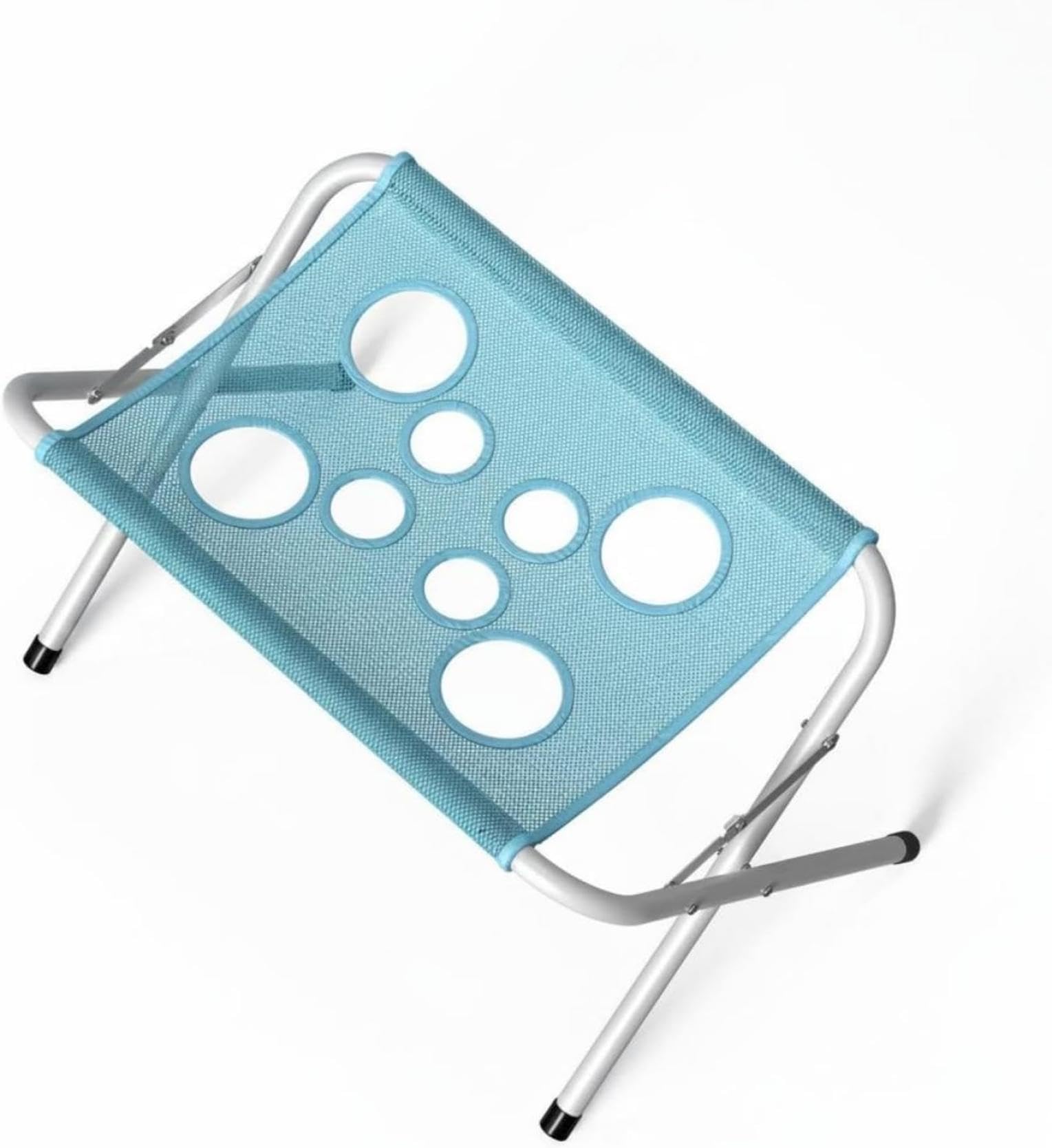 Grooming Pet Bath Stand Pet Grooming Hammock Grooming Station 8-Hole（Blue)