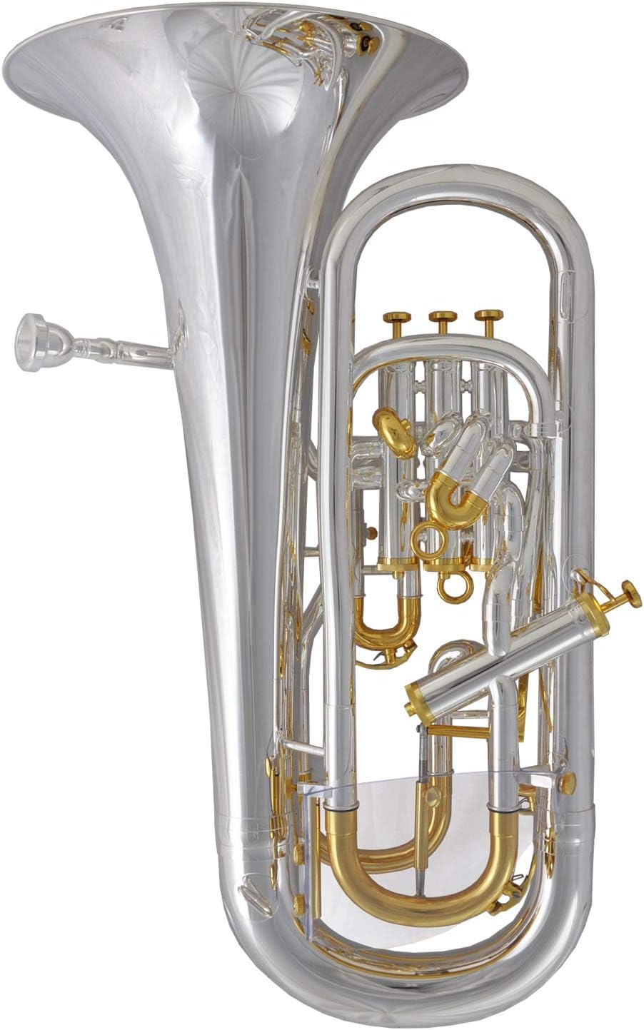 Soundman EUM-721BST vollkompensiertes Euphonium in B (Brassband Edition) - mit Trigger - Brassband-Edition - kompensiert