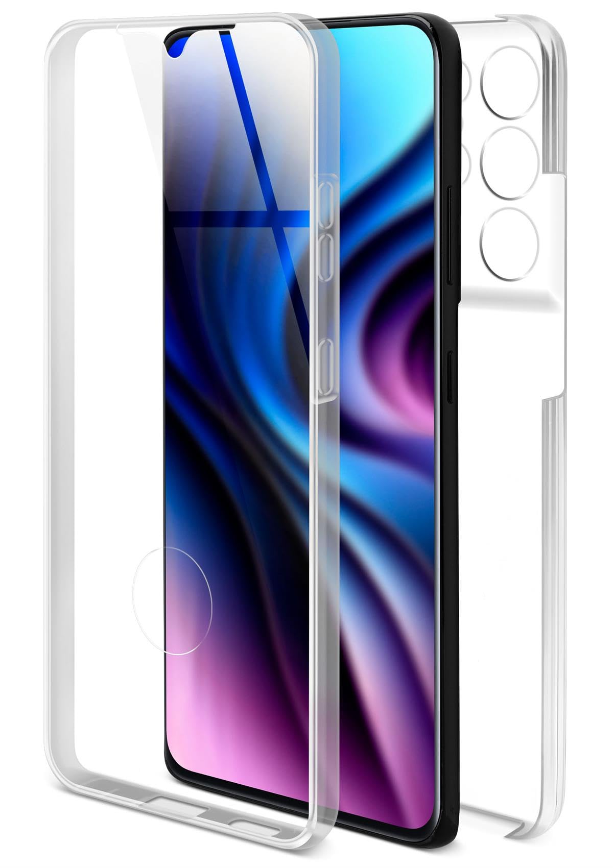 ONEFLOW Touch Case Touch Case Samsung Galaxy S21 Ultra Display Schutz 360° Komplettschutz