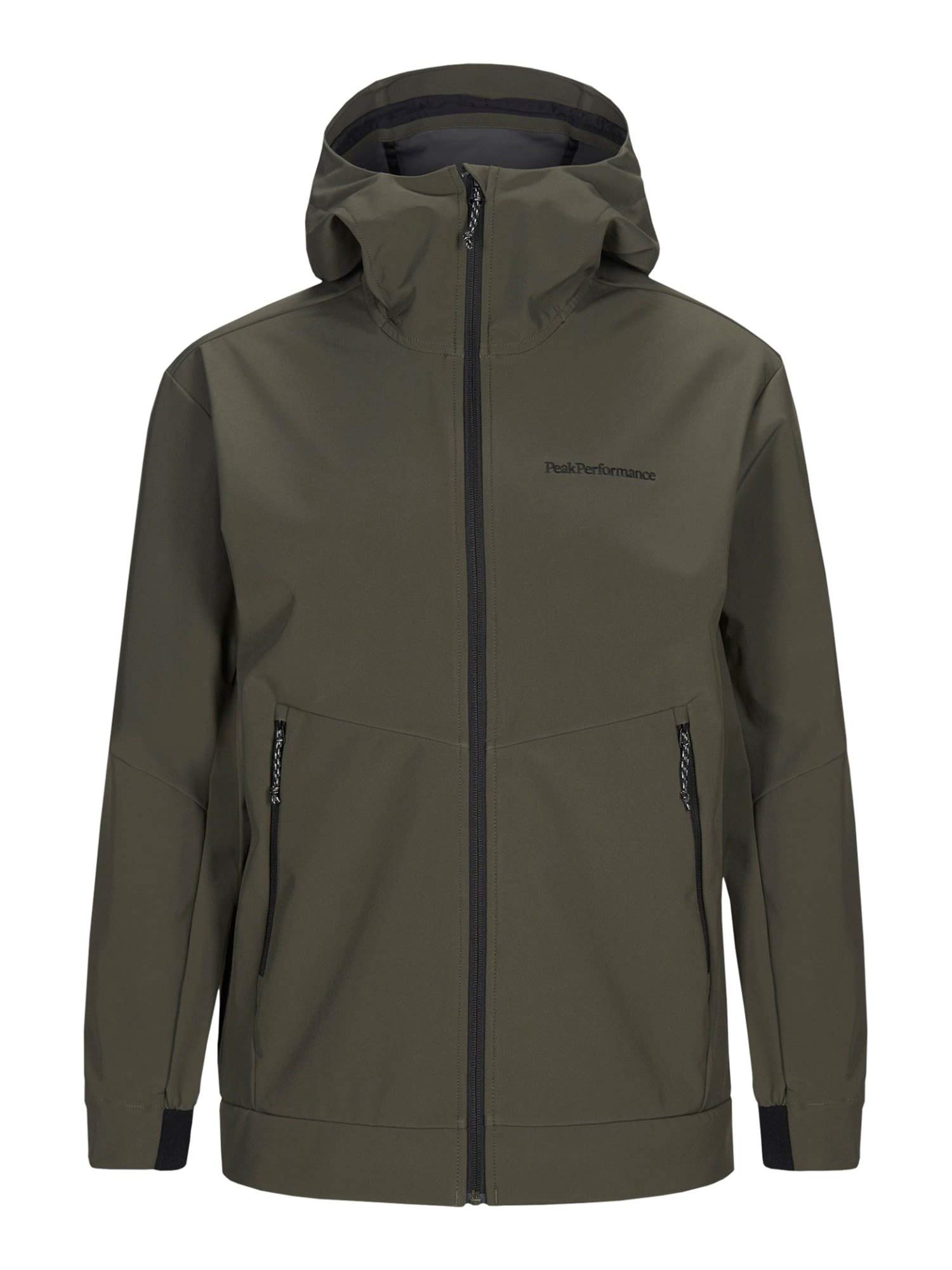 Peak Performance M Adventure Hood Jacket Black Olive