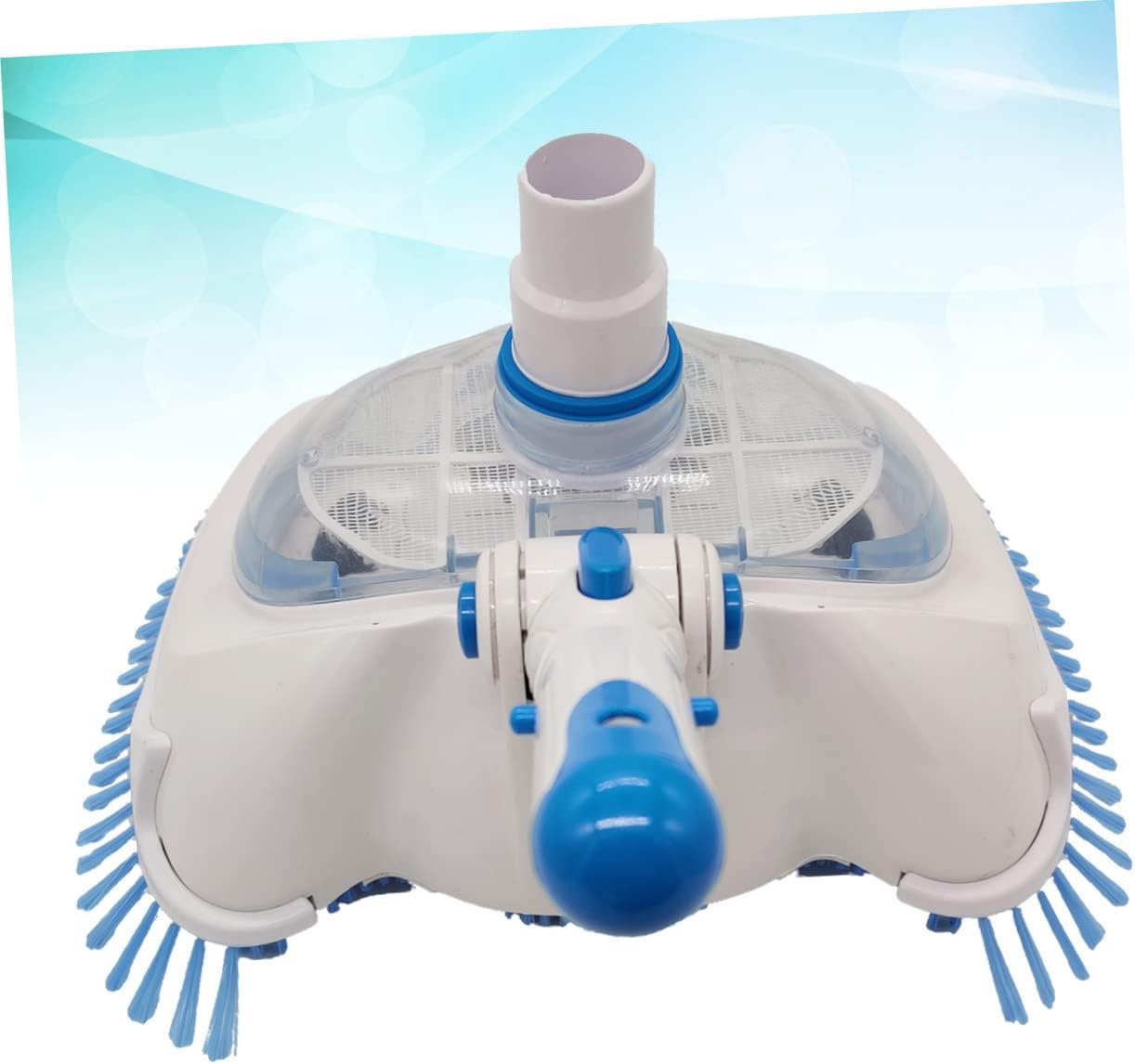 GANAZONO Pool Clean Handle Vacuum Suction Head Swimming Pool Vacuum Head Brush Wide Angle Bristles for Moss Removal