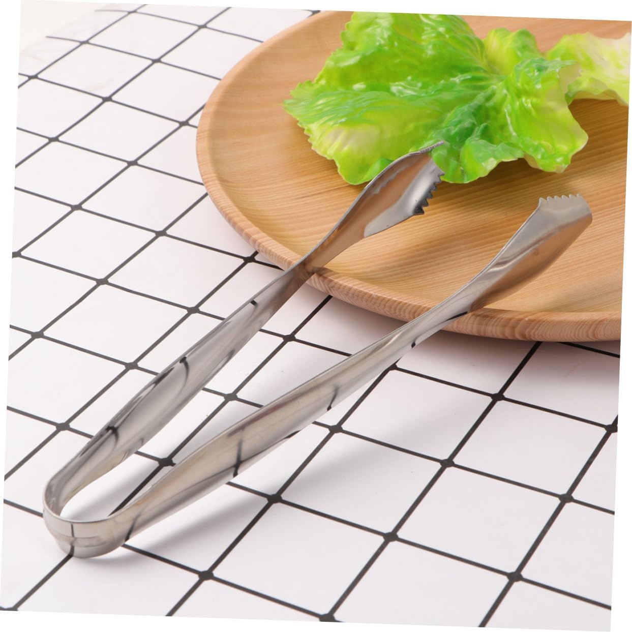 LABRIMP 2pcs Stainless Steel Serving Tongs Versatile Ice Cube Clip and Sugar Tongs for Tea Parties Weddings and Home Use and Practical Kitchen Tool