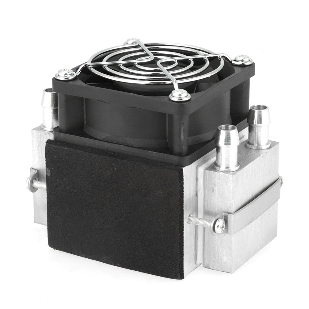 Refrigerazione Elettronica a Semiconduttore 12V 0,2a 144W, Kit Sistema di Raffreddamento Mini a 2 Chip, Kit di Raffreddamento Termoelettrico Per Letto Per Animali Domestici, Banco di Prova