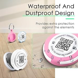   ThinkPet-No-Pull-Harness-for-Small-Medium-Large-Dogs-with-Airtags-Holder-Reflective-Dog-Harnesses-with-Dog-QR-Code-Smart-ID-Tag-Airtags-Holder-Harness-BackFront-Clip-for-Easy-Control-Teal-S