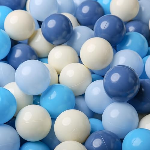 TRENDPLAY Pelotas de plástico sin BPA, no tóxicas, para niños de 1, 2, 3, 4, 5 años, para bebés, niños, piscina, tienda de campaña, fiesta de túnel,