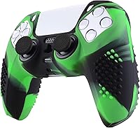 Vista 6 de eXtremeRate PlayVital 3D Studded Edition - Funda de silicona antideslizante para controlador PS5 protector de goma suave para mando inalámbrico PS5