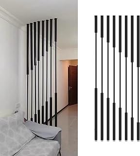 リビングルーム用間仕切り、5/8個の壁パーティション郵便局/ホームスペースプライバシースクリーン、穴あけ不要の自立型セパレーターコラム - カスタマイズ可能なサイズ(5pcs-A,130cm)