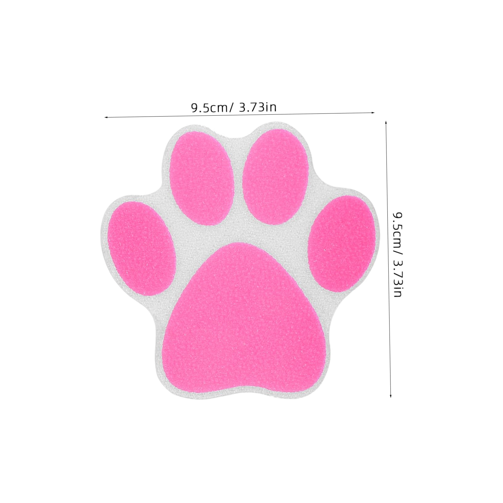 SUPVOX 10pcs Non Slip Paw Print Stickers for Bathtubs and Pools Slip Decals for Bathroom Decor Easy Application for Diving Boards and Stairs