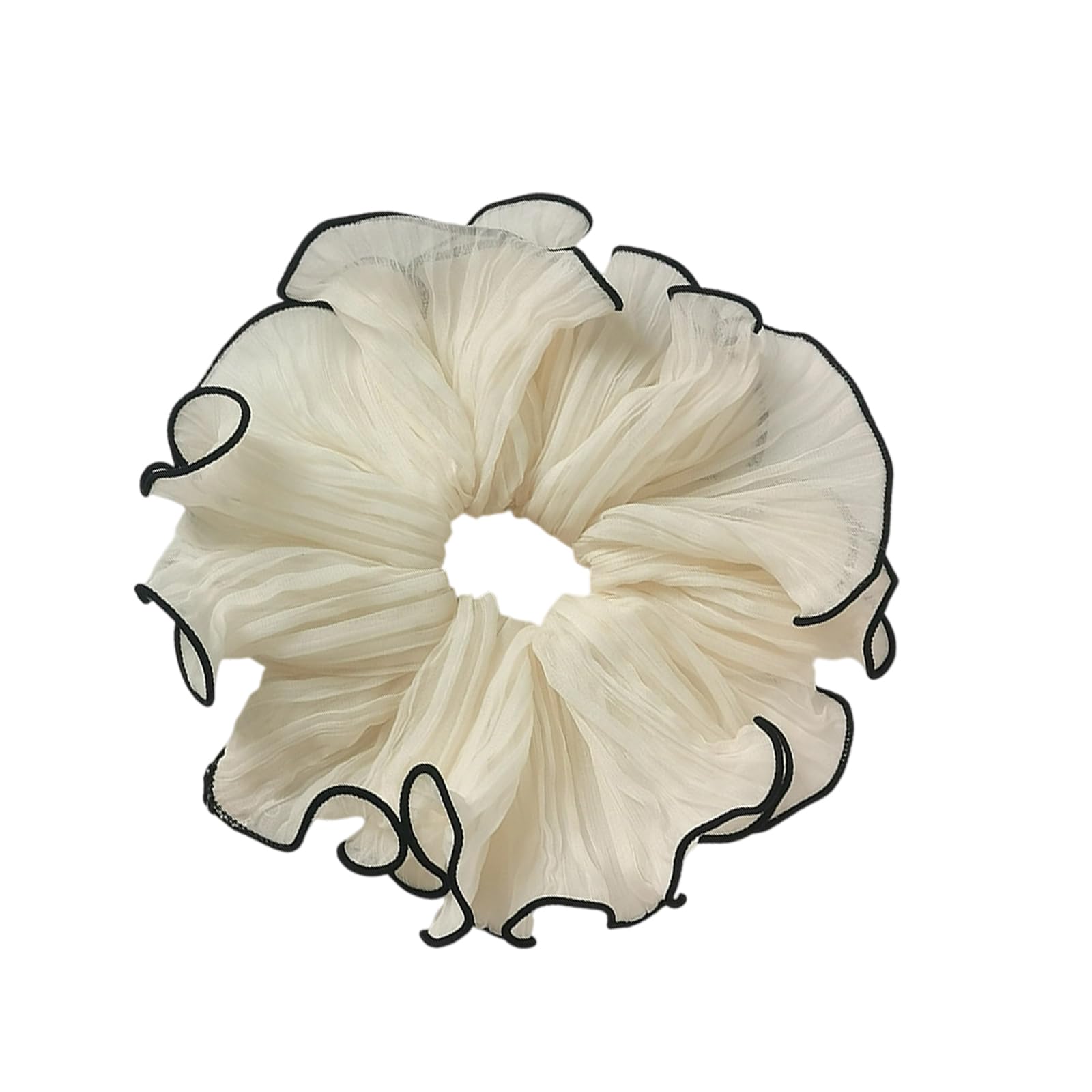 Fentency Ruched Scrunchies Thick Oversized Hair Scrunchy Elegant Hair Rope Scrunchy Women Ponytail Holder