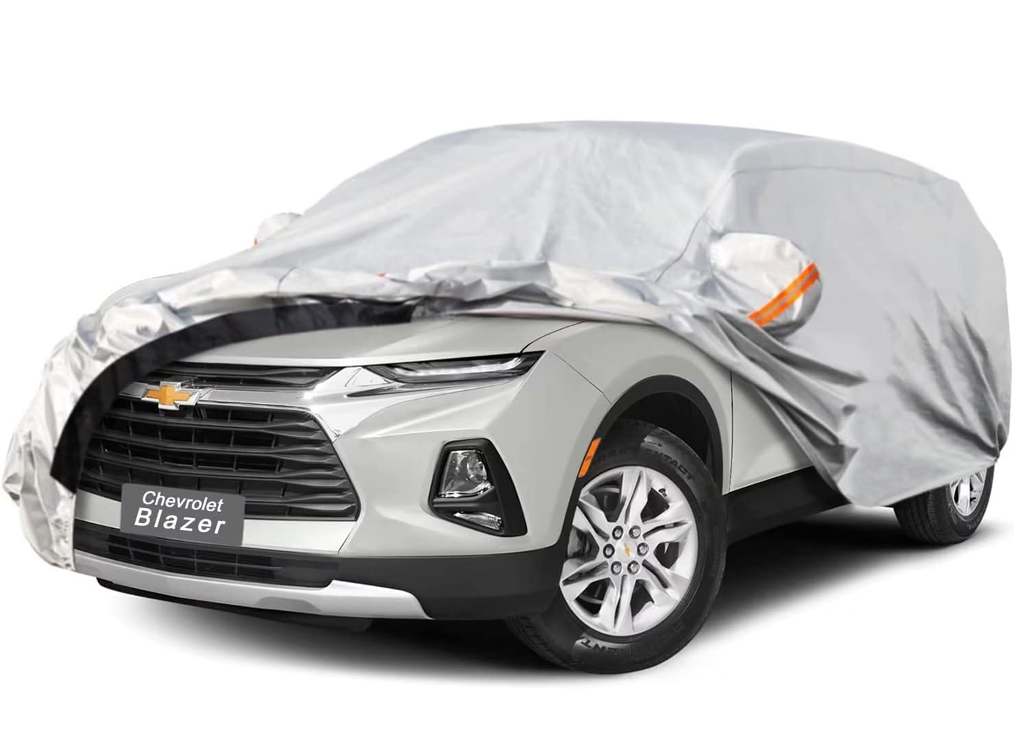 GUNHYI 6 Layers SUV Car Cover Custom Fit Chevrolet Blazer (1998-2026) | All-Weather Waterproof Heavy-Duty Fabric, scratch-proof cotton lining, outdoor sun/rain/snow/wind/dust protection.