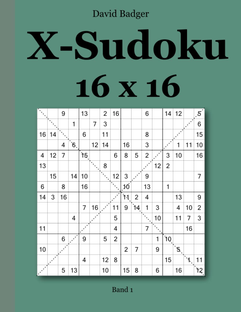 X-Sudoku 16 x 16: Band 1