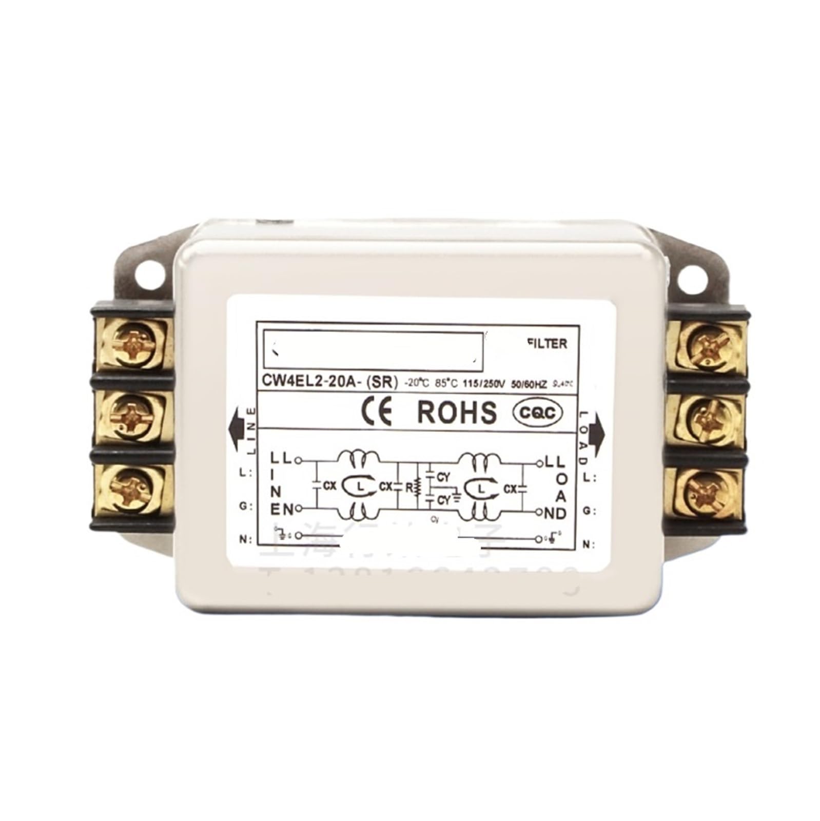 Filtre anti-interférence AC 220V pour stopper les bruits électriques