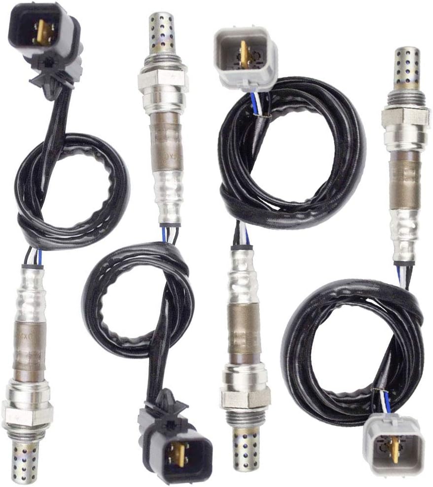 4PCS Oxygen O2 Sensor 1 & 2 for 2001 2002 2003 2004 2005 Mitsubishi Eclipse 3.0L Upstream + Downstream