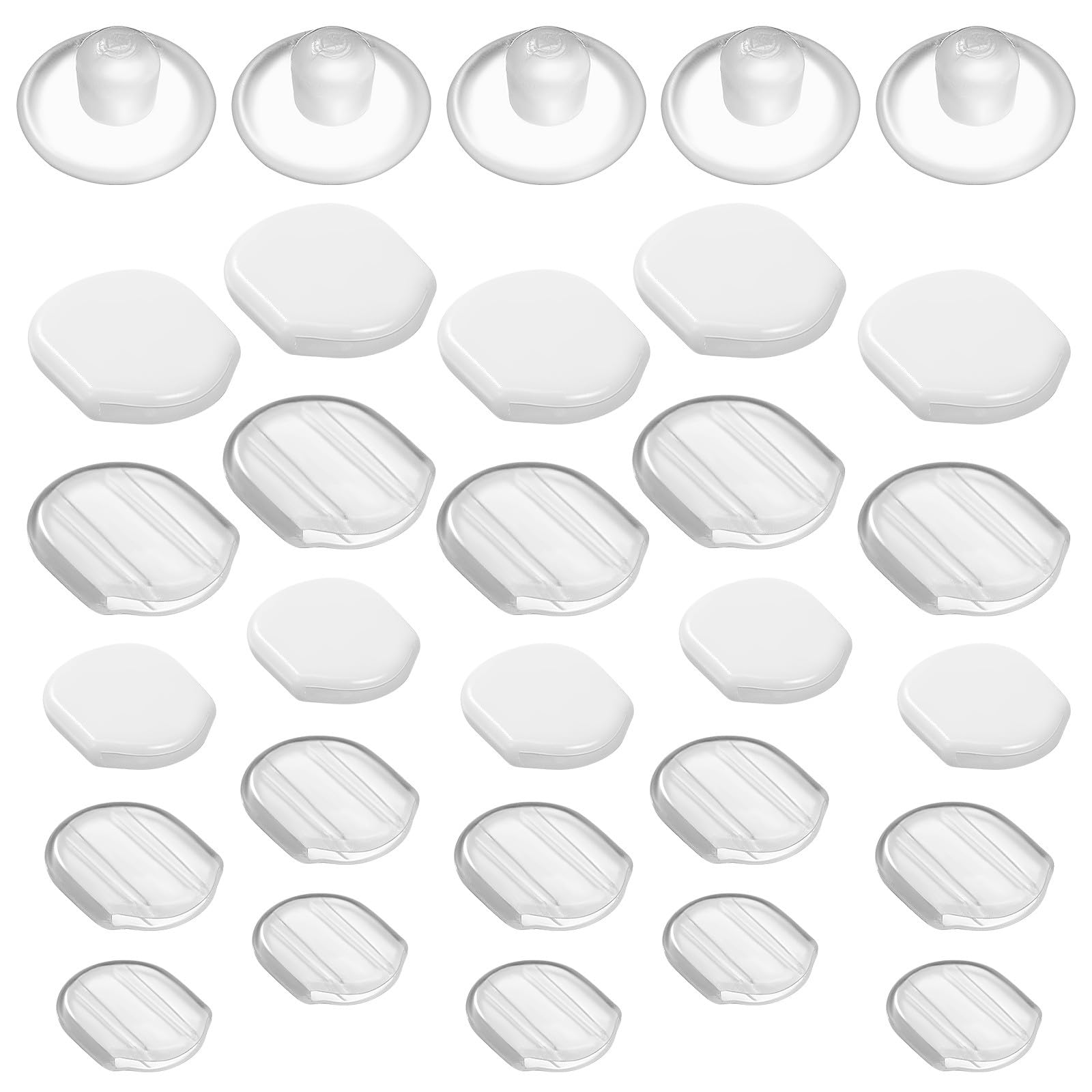 Almohadillas de silicona para pendientes: comodidad total en tu bisutería diaria con 60 piezas 1
